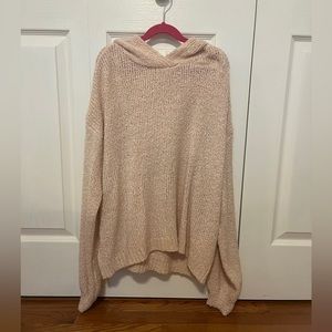 Light Pink Sweater with hood